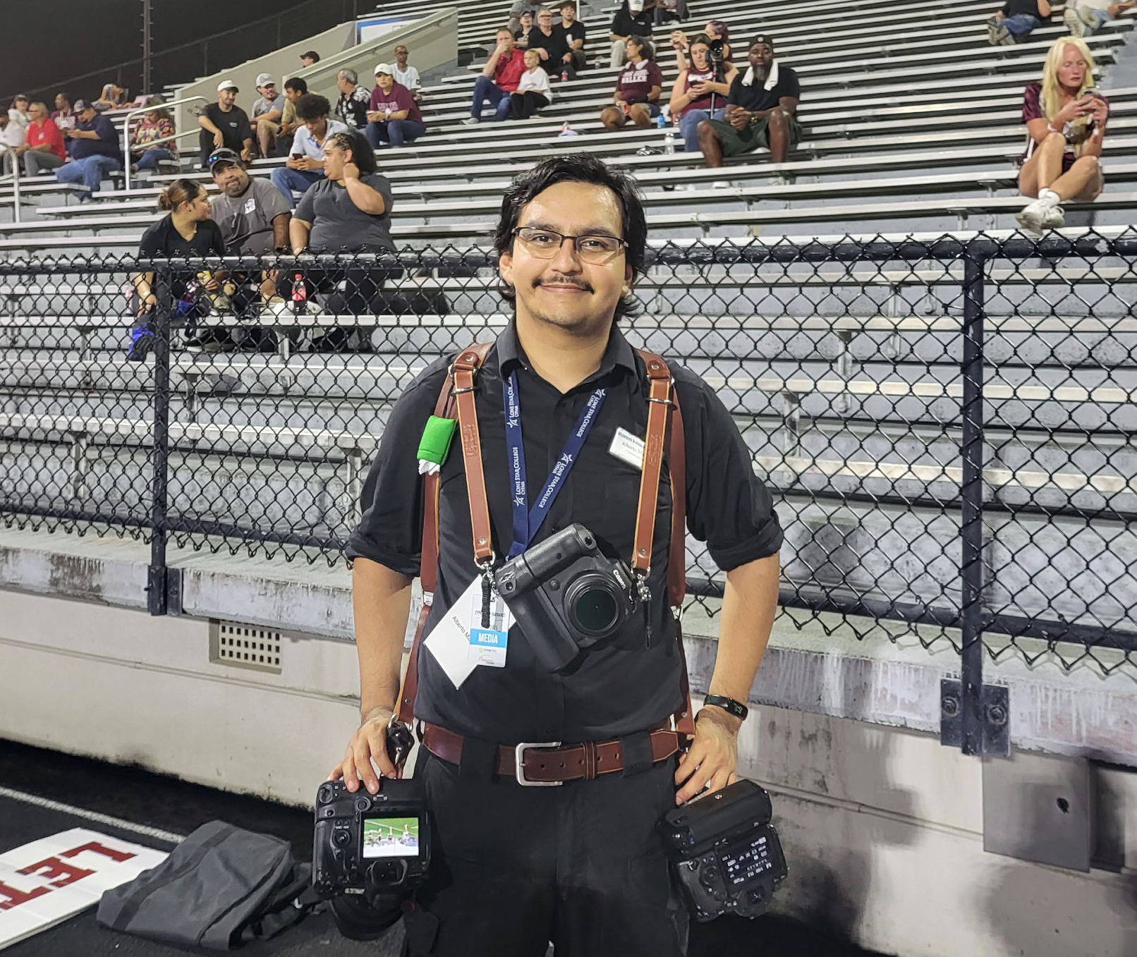 Alberto Mata Jr. is our most outgoing, hard working content creator. Coming from the wedding video industry, he's mastered the art of capturing our performing fine arts coverage, as well as making high quality sports action imagery to tell the story of any event he's tasked with covering.
